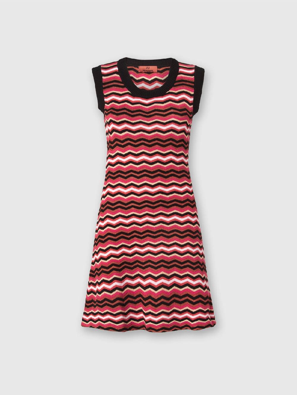 Missoni Abito Senza Maniche In Maglia Zig Zag