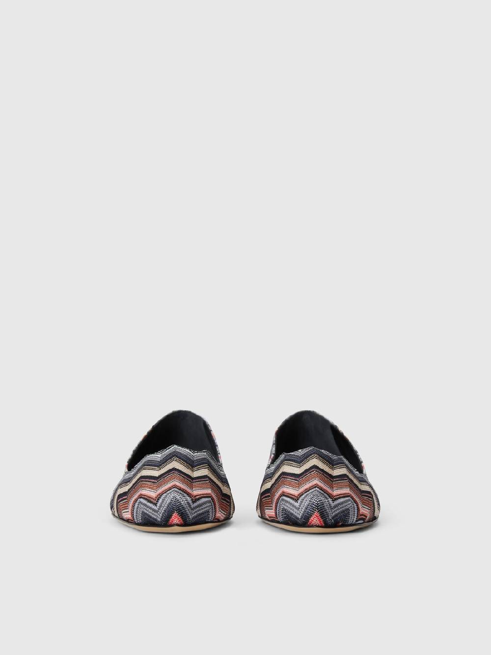 Missoni Ballerine In Tessuto Chevron
