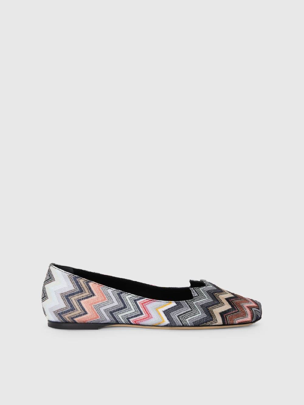 Missoni Ballerine in tessuto chevron