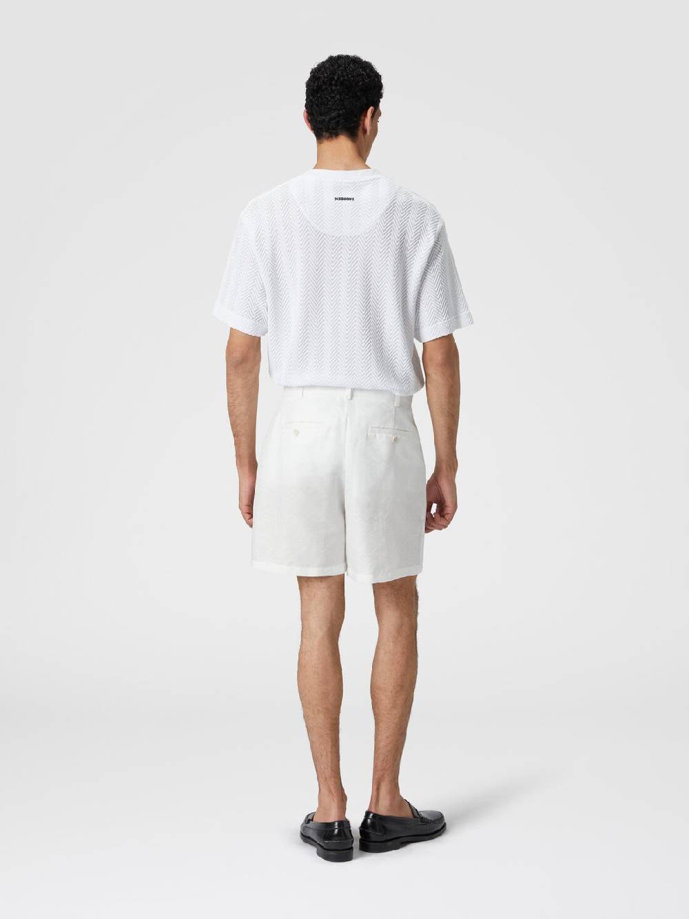 Missoni Bermuda In Misto Cotone Motivo Zig Zag