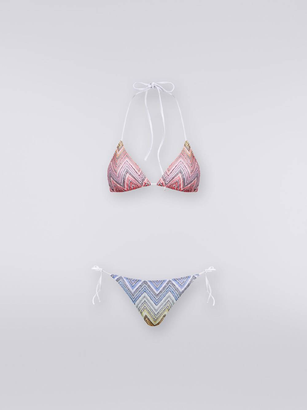 Missoni Bikini a triangolo in tessuto zig zag