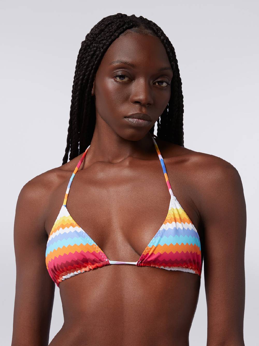 Missoni Bikini In Nylon Stretch Stampa Zig Zag