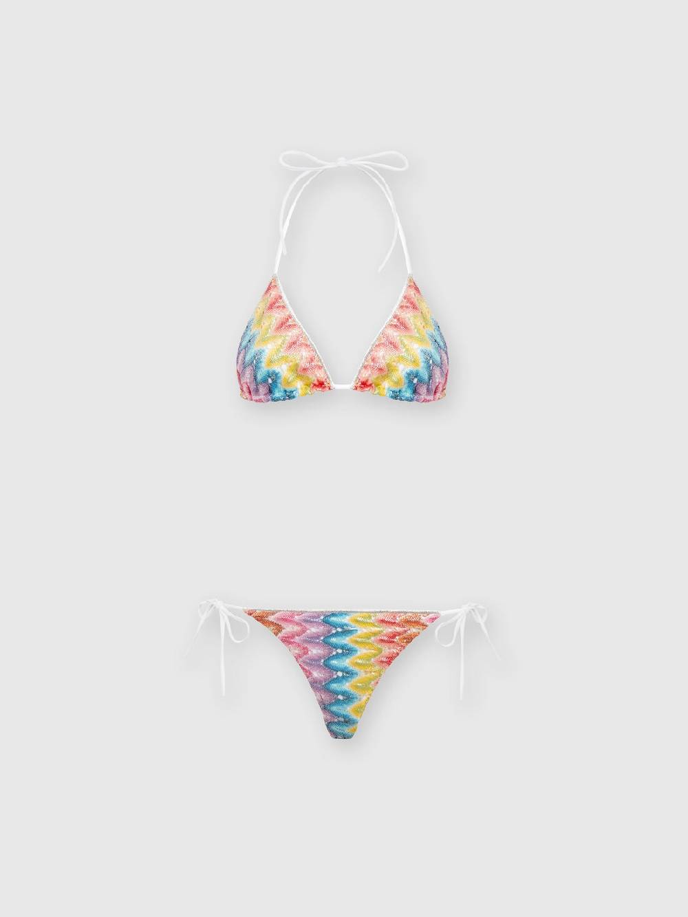Missoni Bikini In Pizzo Di Misto Cotone Spalmato