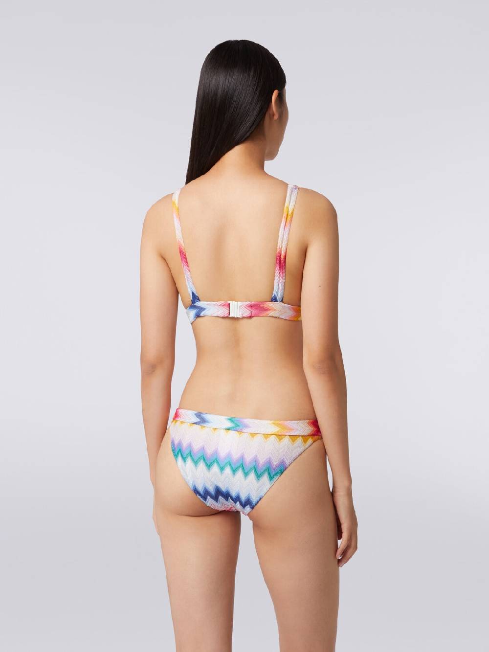 Missoni Bikini In Viscosa Zig Zag Con Lurex