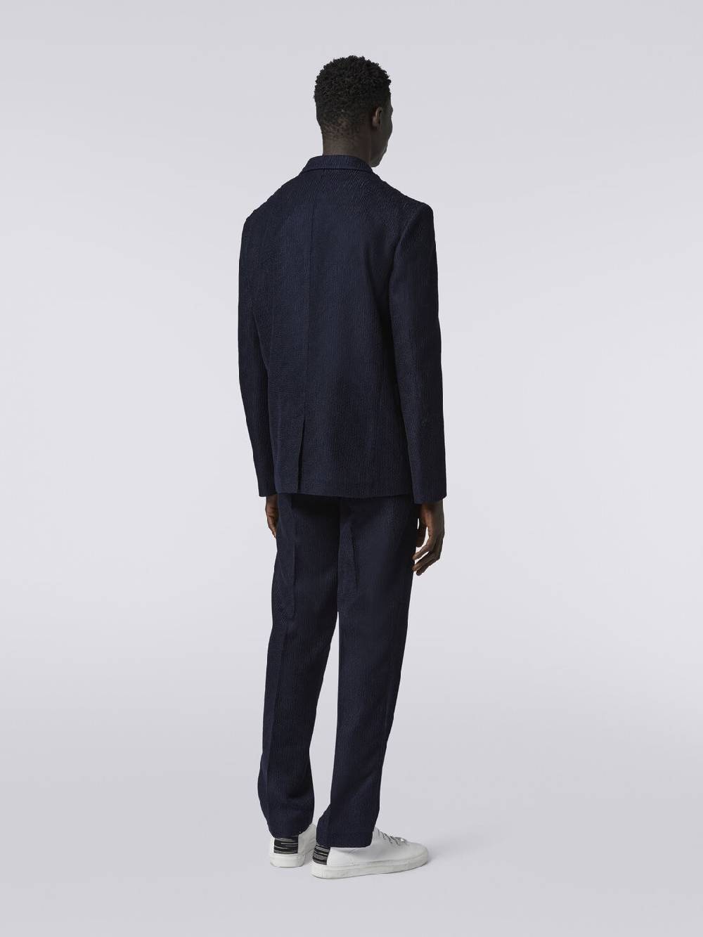 Missoni Blazer Monopetto In Cotone Chevron