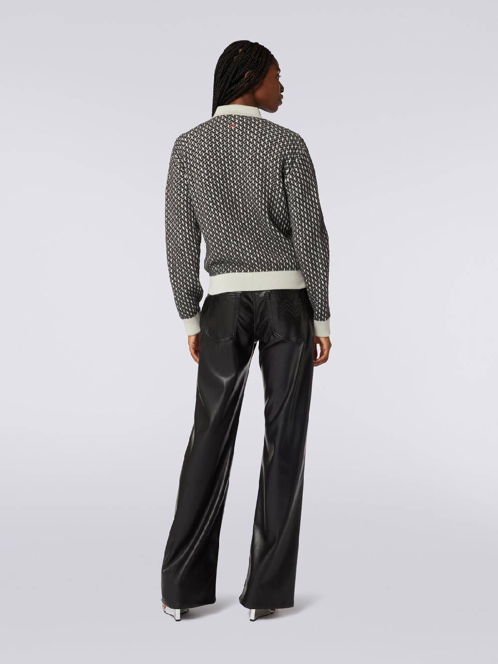 Missoni Bomber In Cotone E Nylon Con Zip