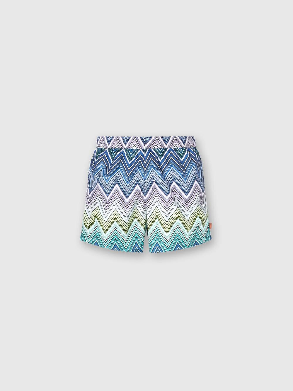 Missoni Boxer Mare Con Stampa Macro Zig Zag