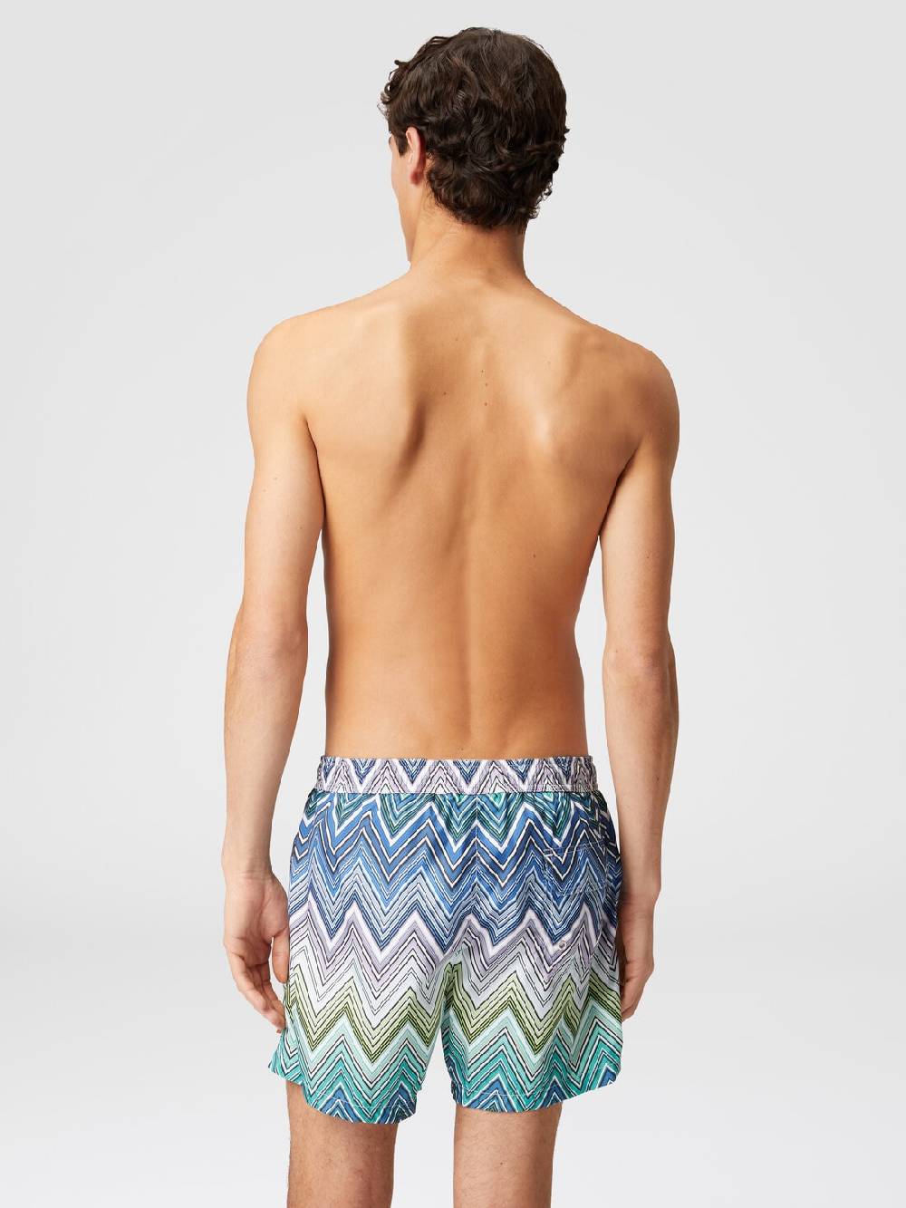 Missoni Boxer Mare Con Stampa Macro Zig Zag