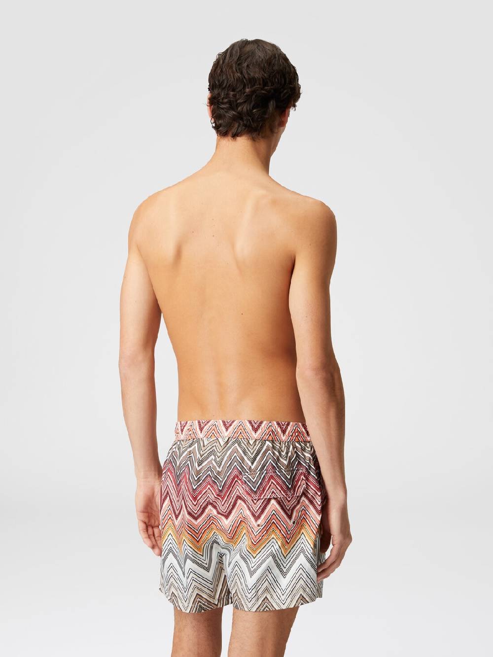 Missoni Boxer Mare Con Stampa Macro Zig Zag