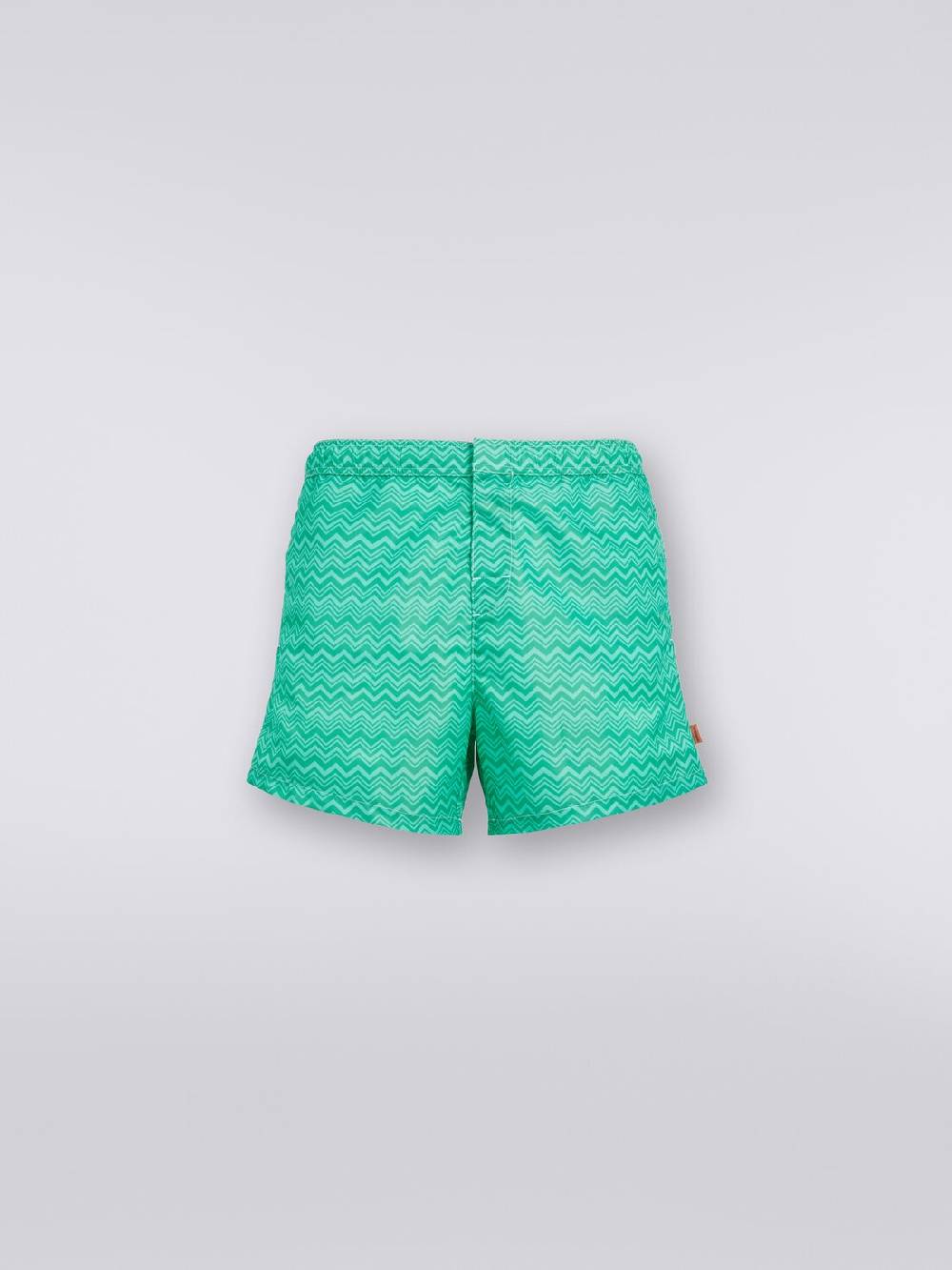 Missoni Boxer Mare Con Stampa Zig Zag Tonale