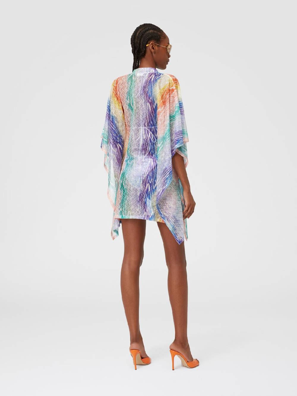 Missoni Caftano Copricostume Corto Stampa Tie-dye