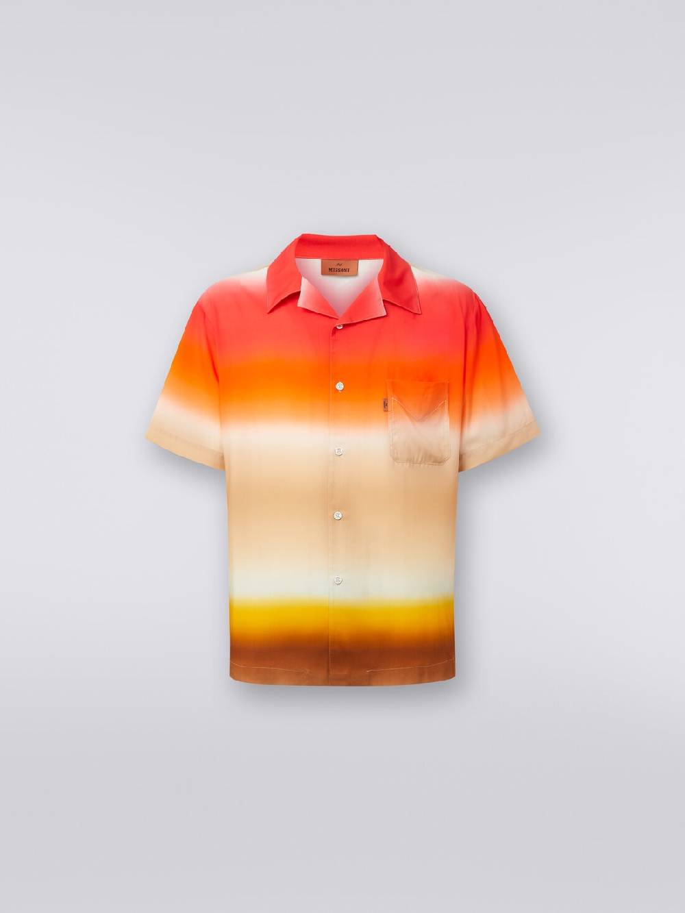 Missoni Camicia A Maniche Corte In Viscosa Dégradé