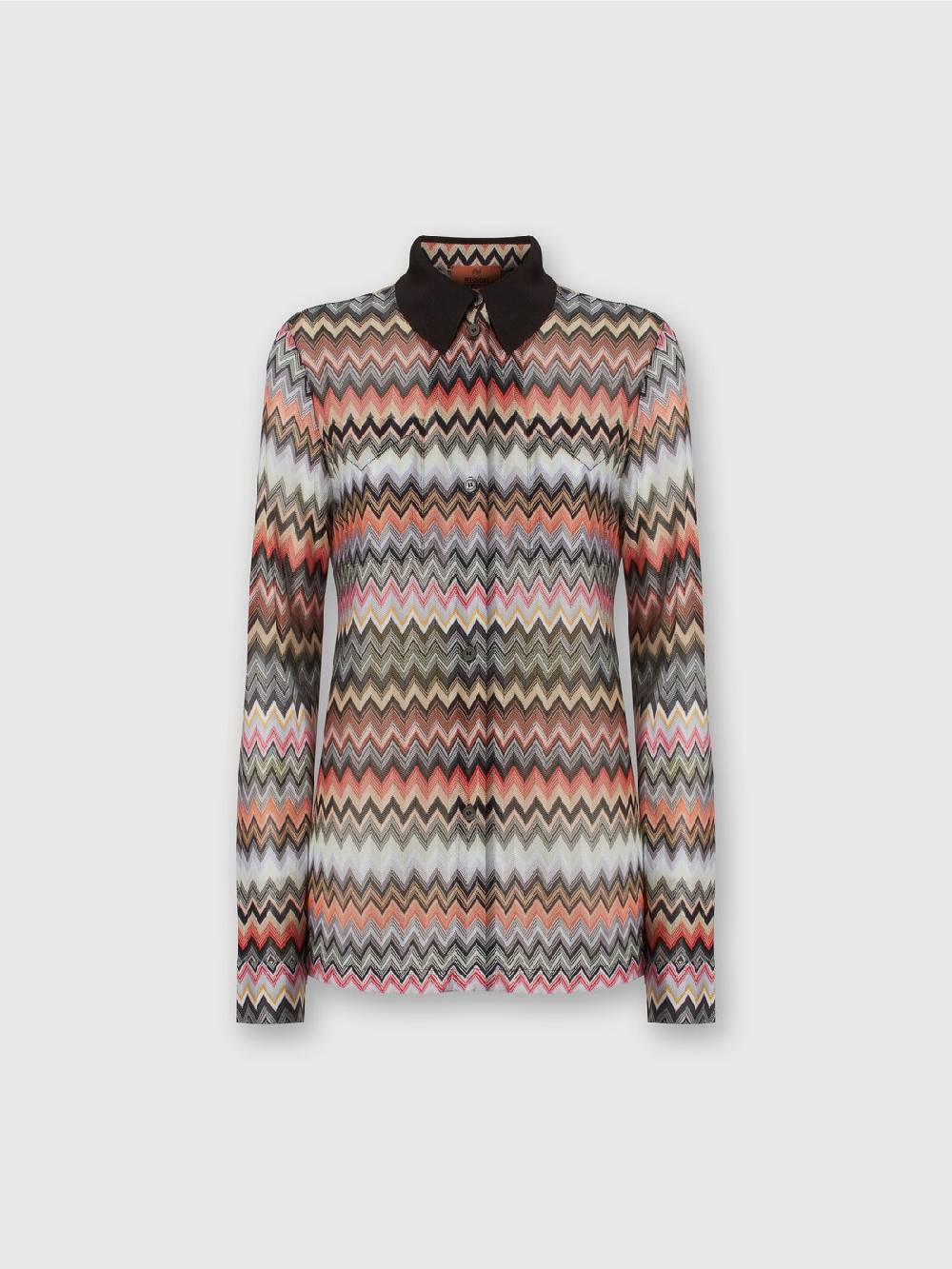 Missoni Camicia In Cotone E Viscosa Zig Zag