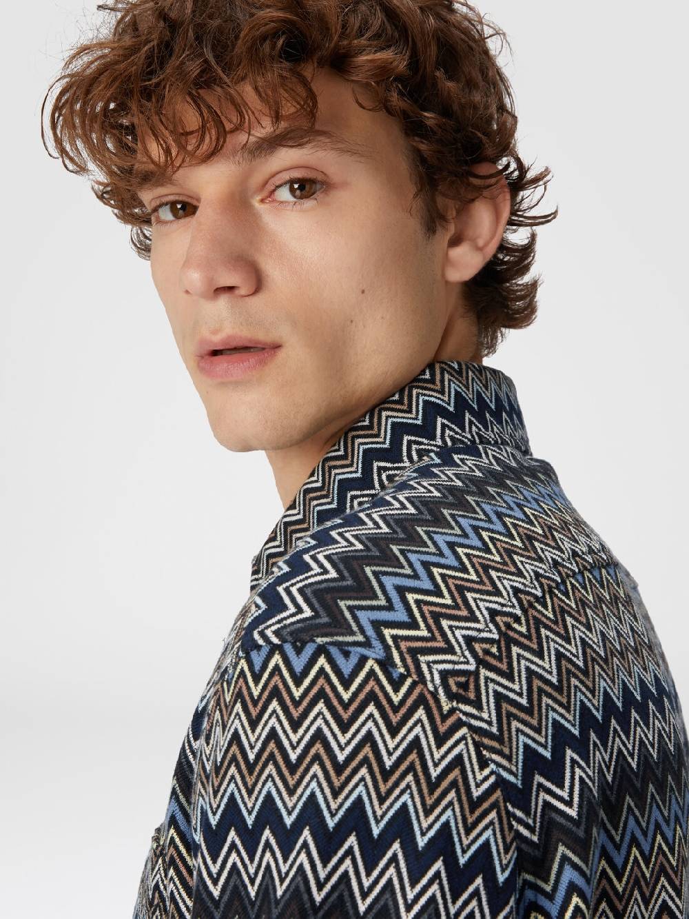 Missoni Camicia In Cotone Zig Zag