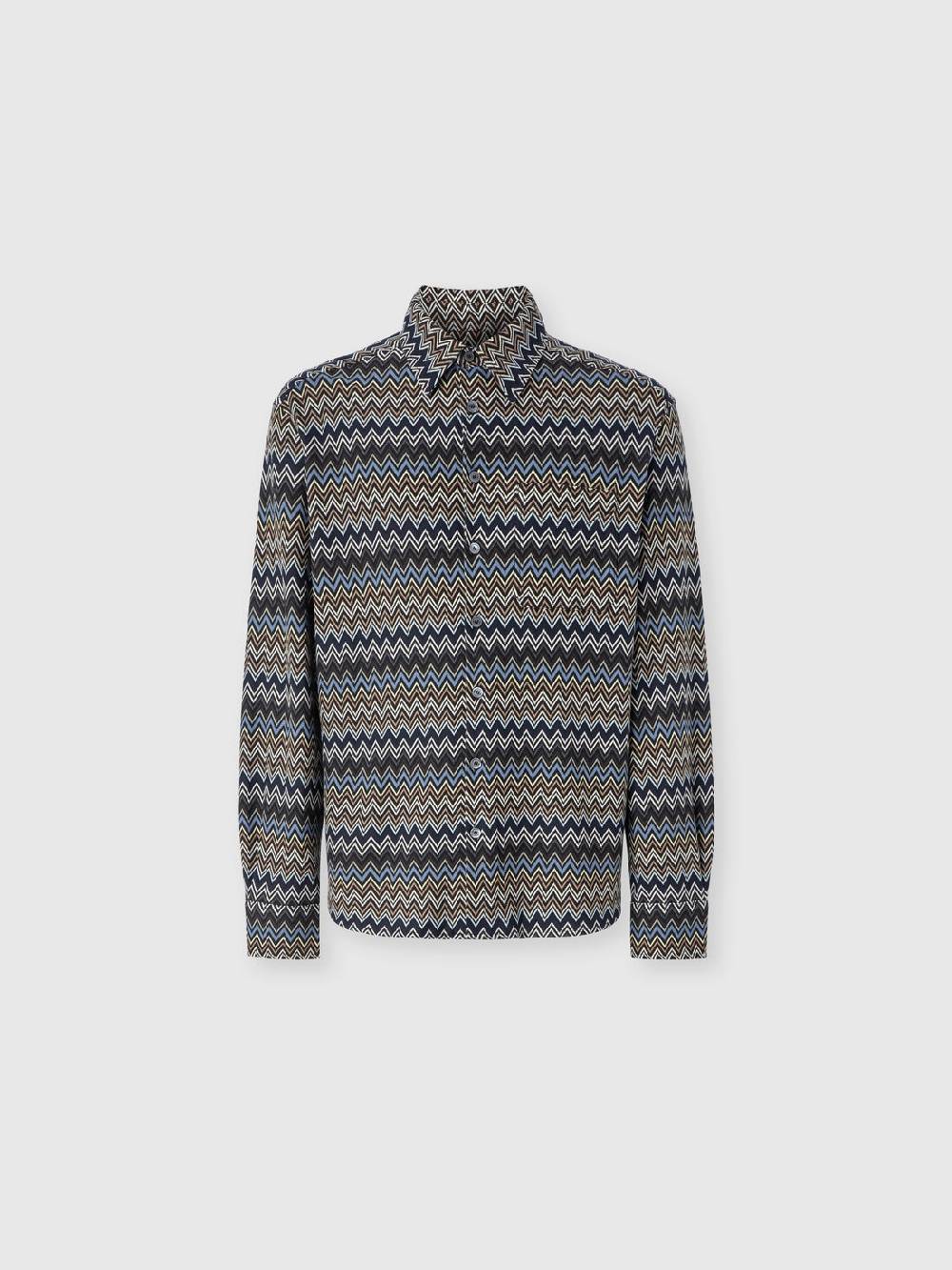 Missoni Camicia in cotone zig zag