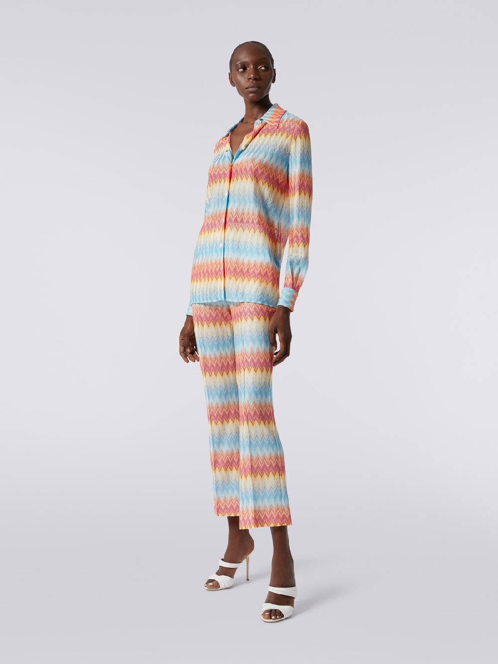 Missoni Camicia In Maglia Di Viscosa Chevron