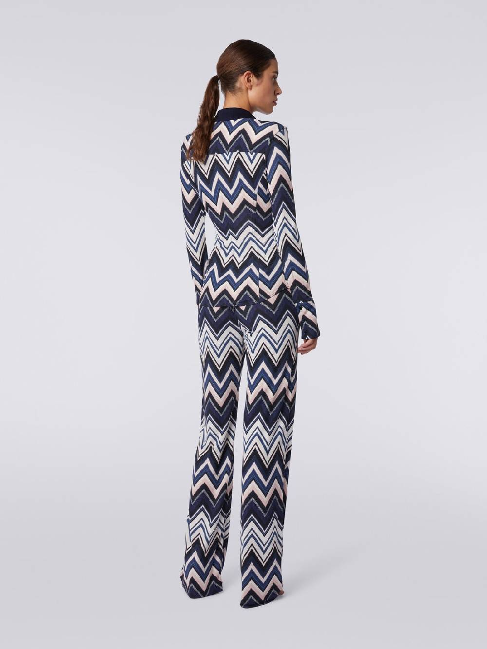 Missoni Camicia In Viscosa Con Stampa Zig Zag