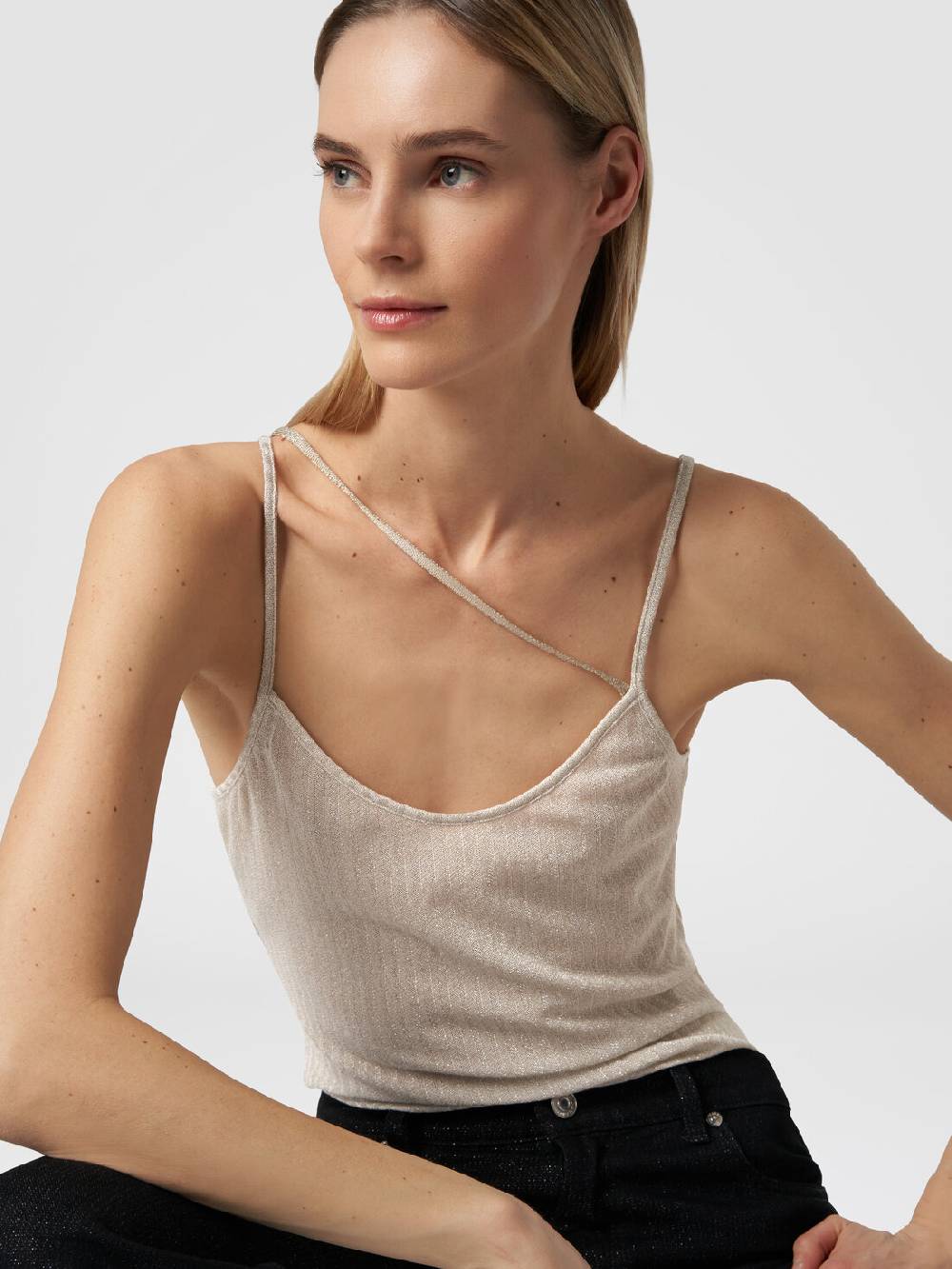 Missoni Canottiera In Cotone E Viscosa Lamé