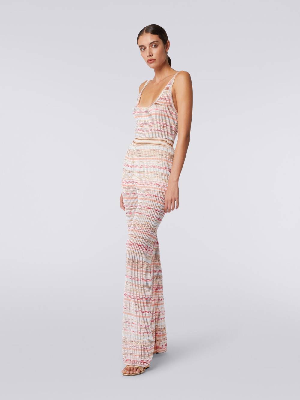 Missoni Canottiera In Viscosa A Costine Fiammata