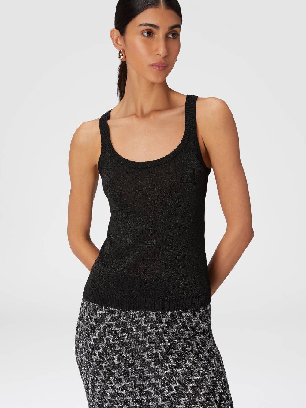 Missoni Canottiera In Viscosa Effetto Glitter