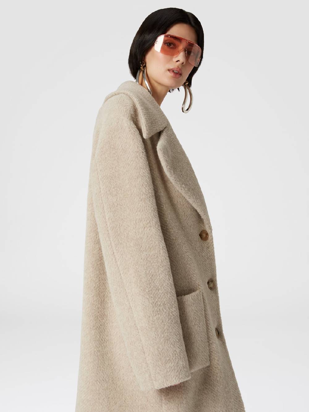 Missoni Cappotto Lungo In Misto Alpaca