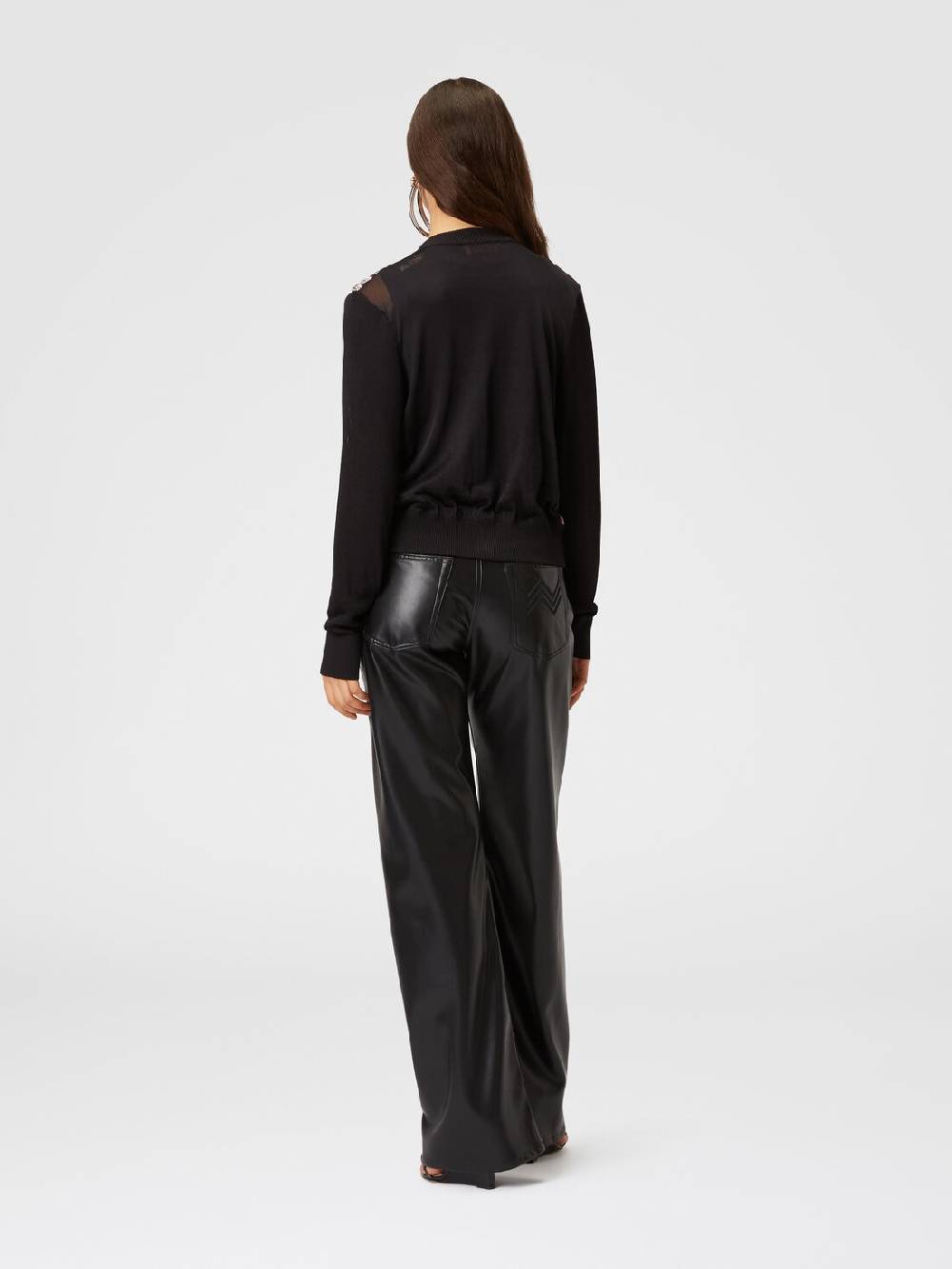 Missoni Cardigan Corto In Viscosa Chevron