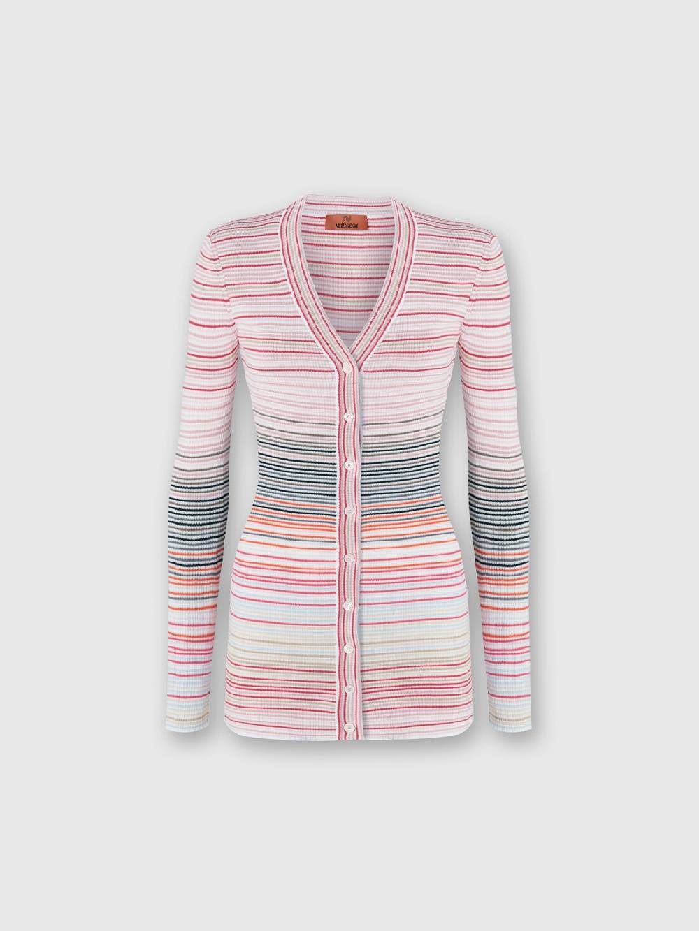 Missoni Cardigan In Cotone E Viscosa A Righe