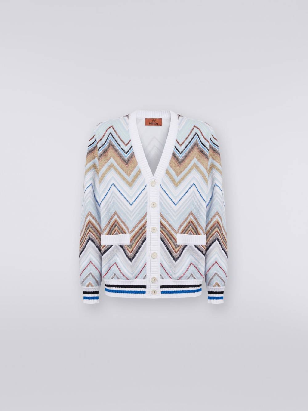 Missoni Cardigan In Misto Cotone Chevron