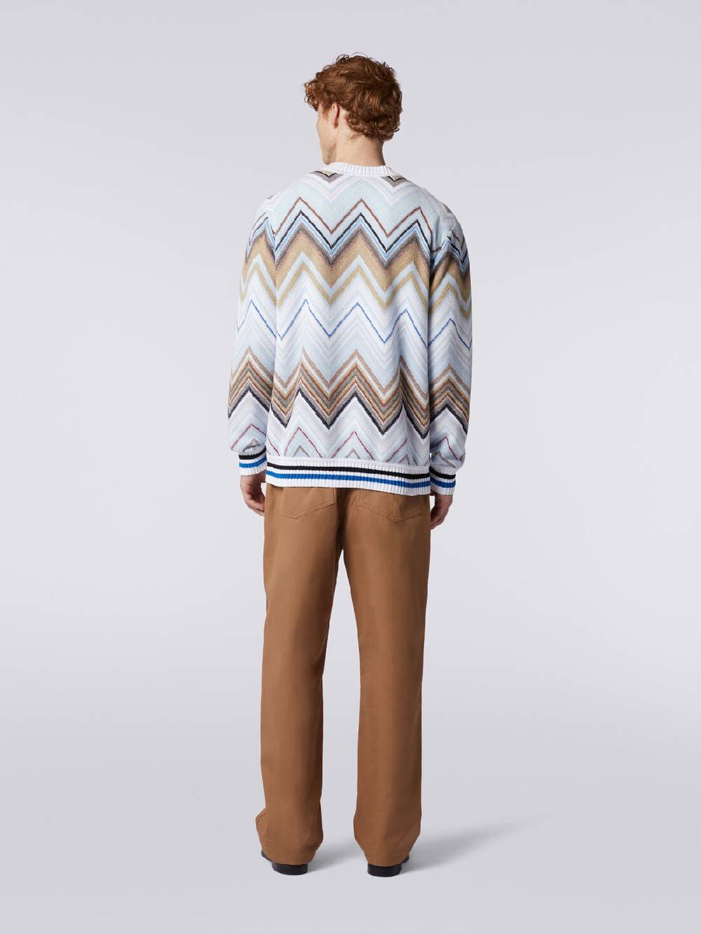 Missoni Cardigan In Misto Cotone Chevron