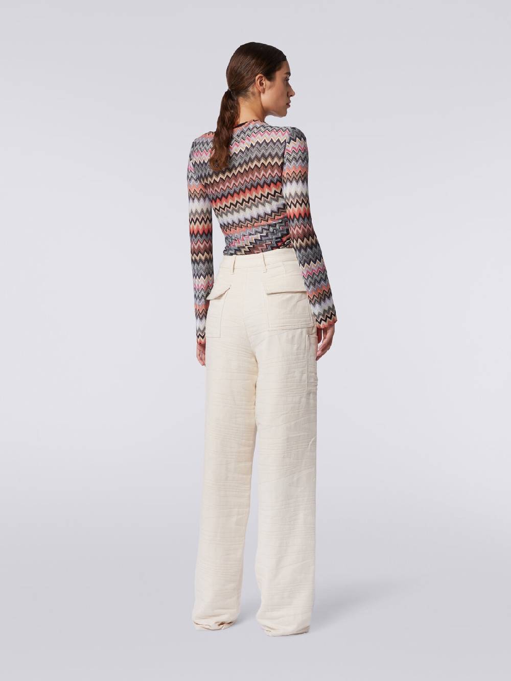 Missoni Cargo Pants In Cotone Fiammato