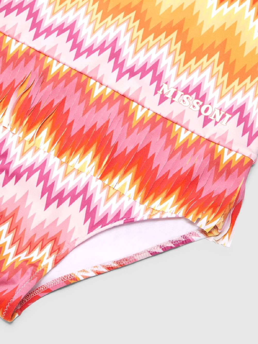 Missoni Costume Intero Chevron Con Scritta Logo