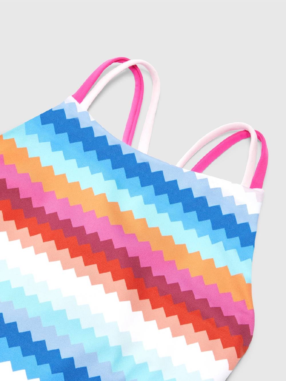 Missoni Costume Intero Zig Zag Con Scritta Logo