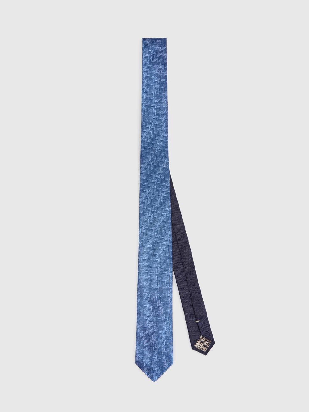 Missoni Cravatta In Seta Chevron