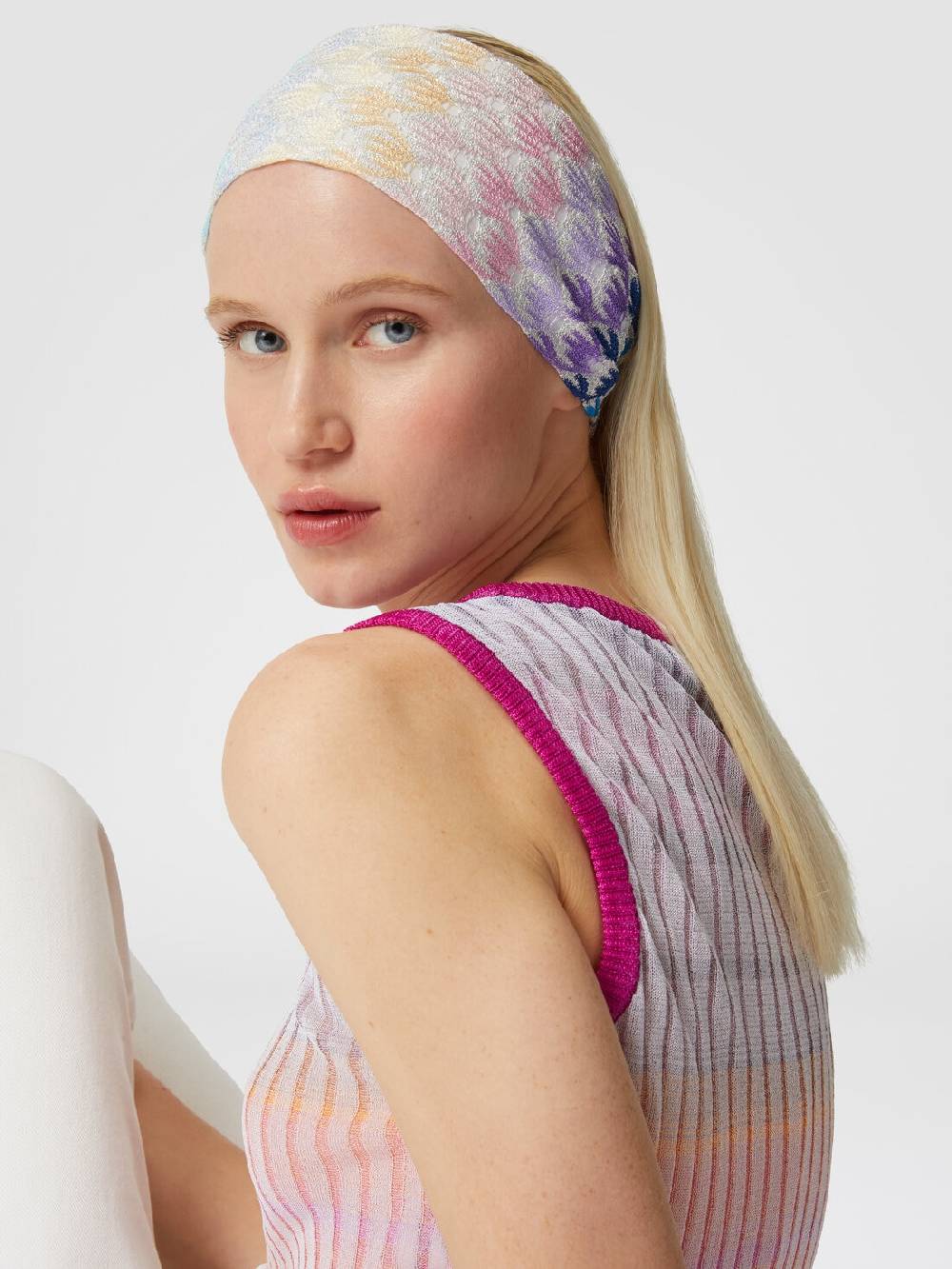 Missoni Fascia In Viscosa Con Lurex