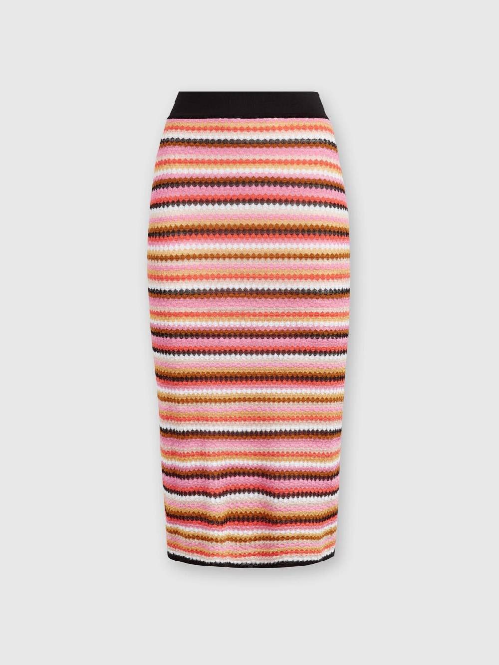 Missoni Gonna Midi In Cotone E Viscosa Zig Zag