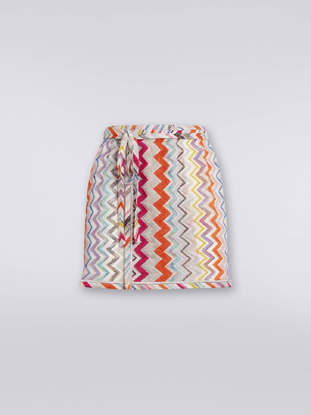 Missoni Minigonna A Portafoglio Zig Zag Con Lurex