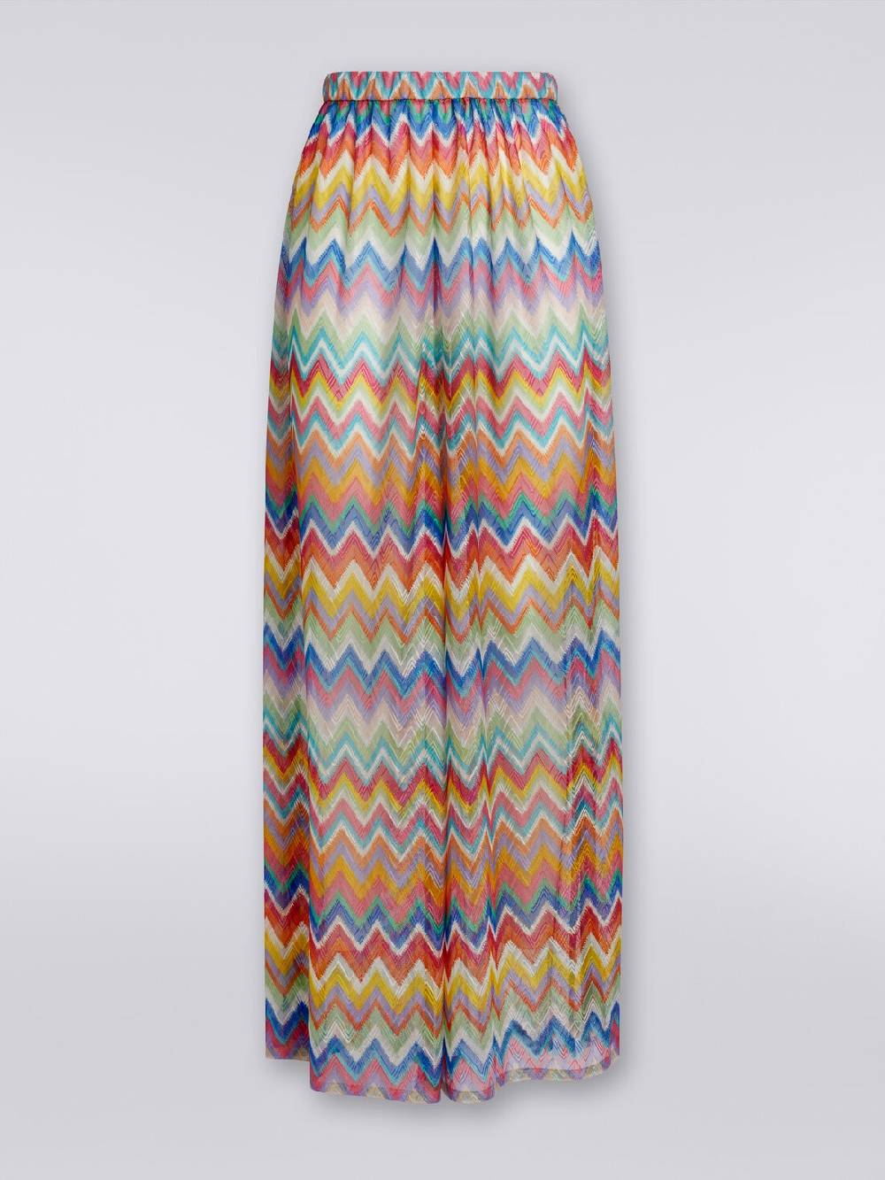 Missoni Pantaloni copricostume con stampa zig zag