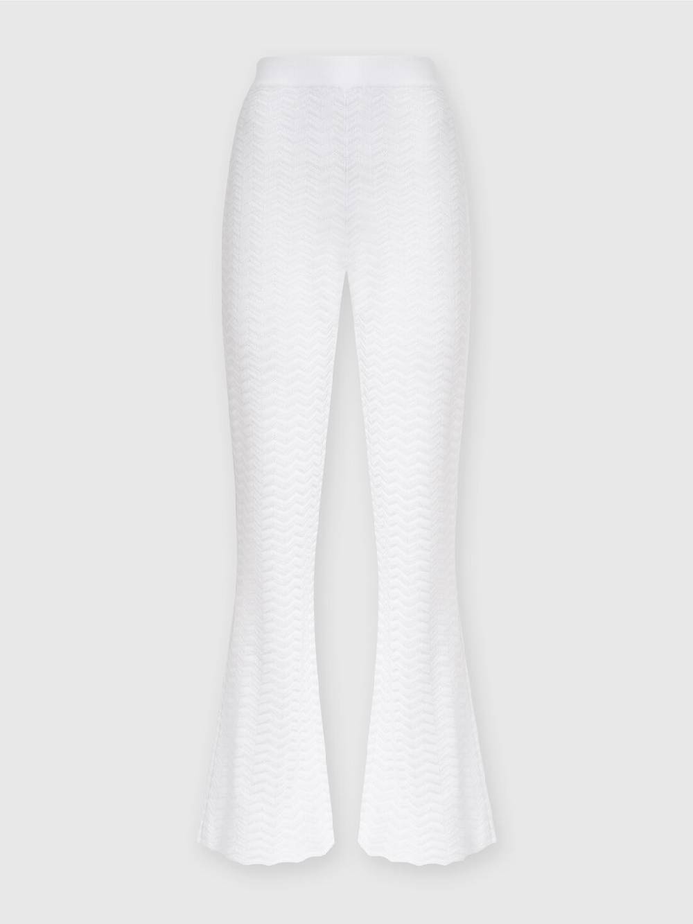 Missoni Pantaloni In Maglia Zig Zag