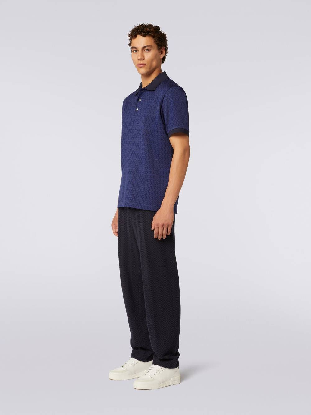 Missoni Polo A Maniche Corte In Cotone