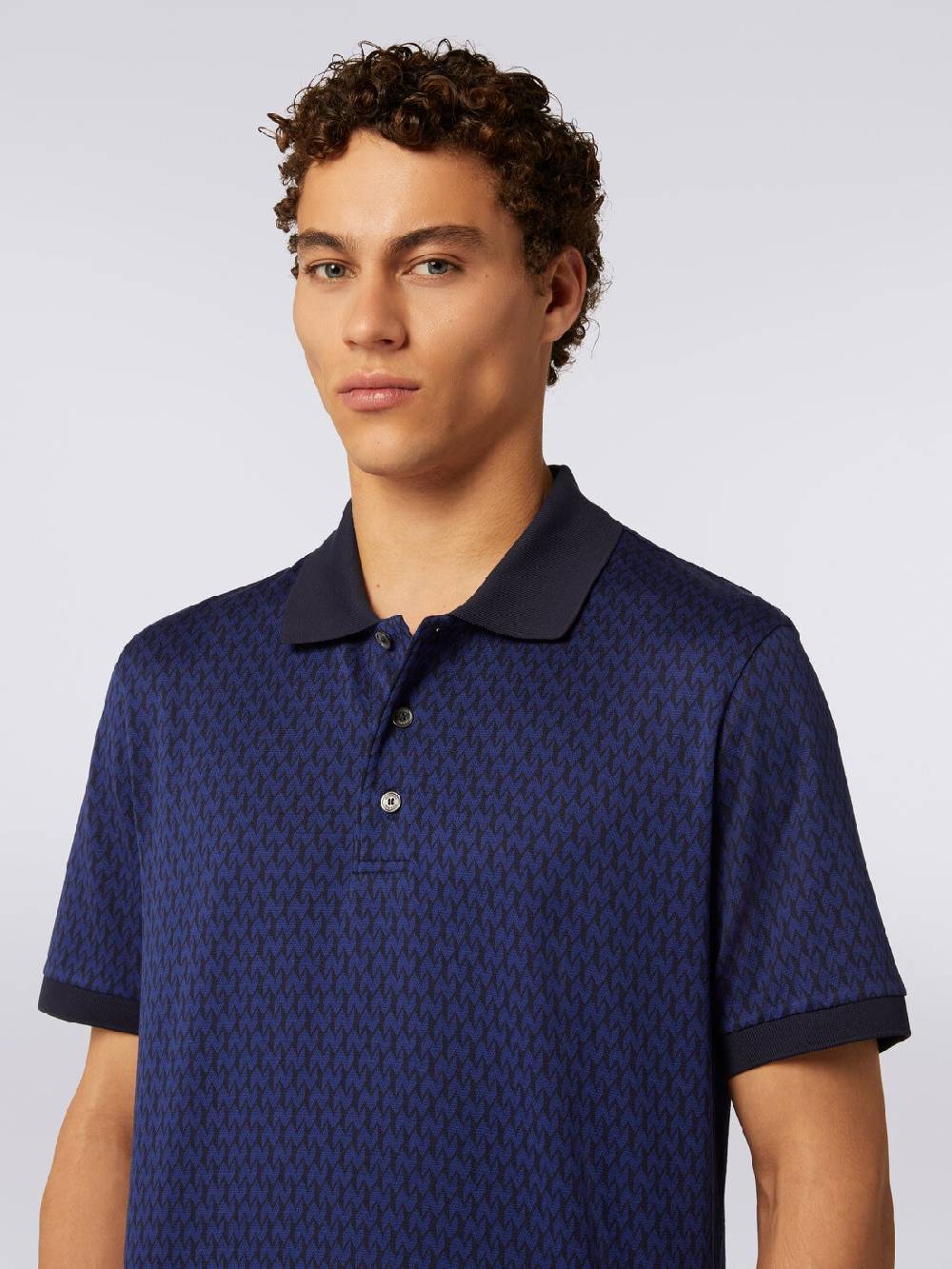 Missoni Polo A Maniche Corte In Cotone