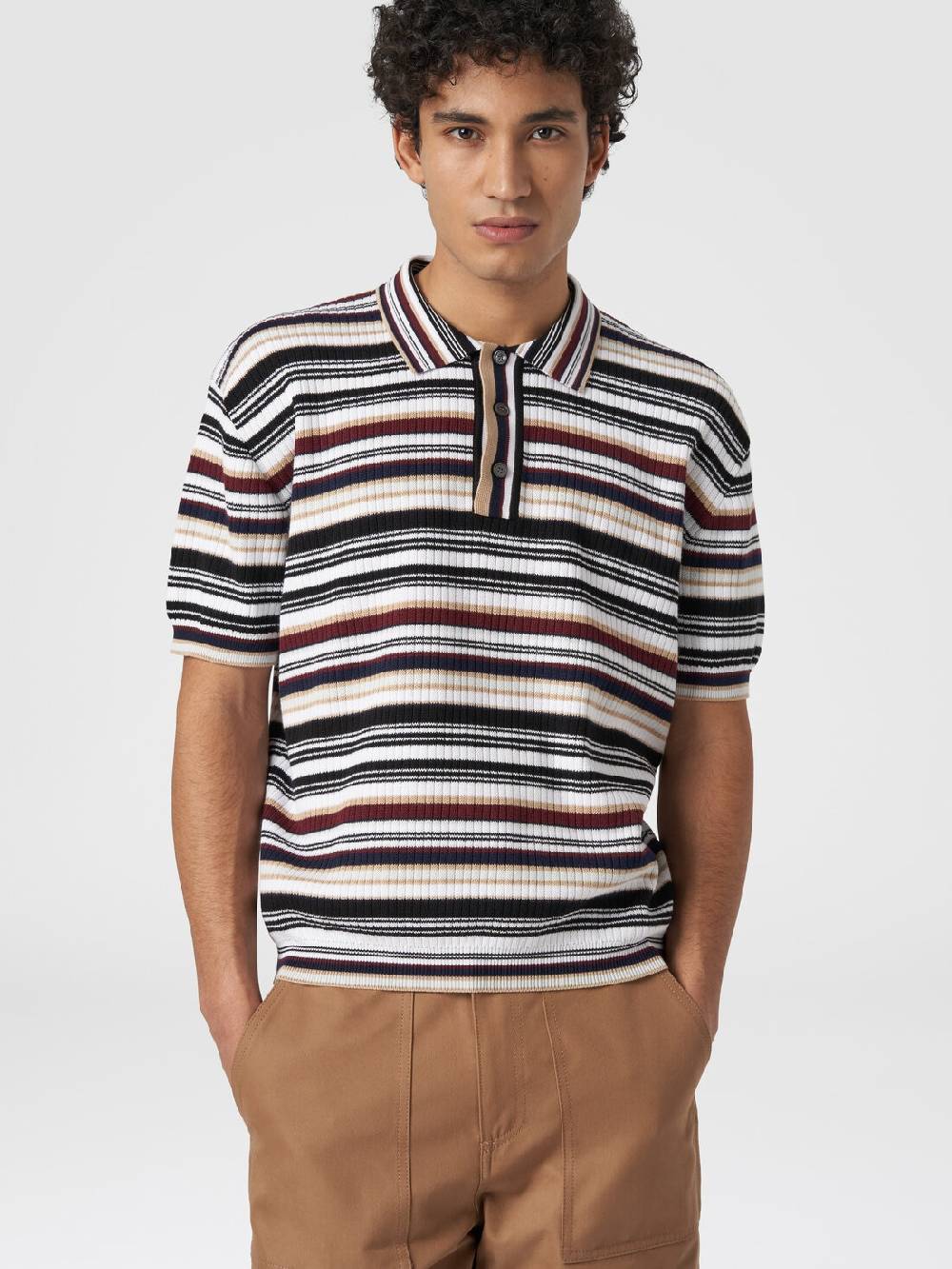 Missoni Polo In Cotone A Righe