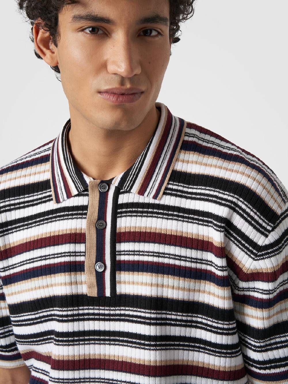 Missoni Polo In Cotone A Righe