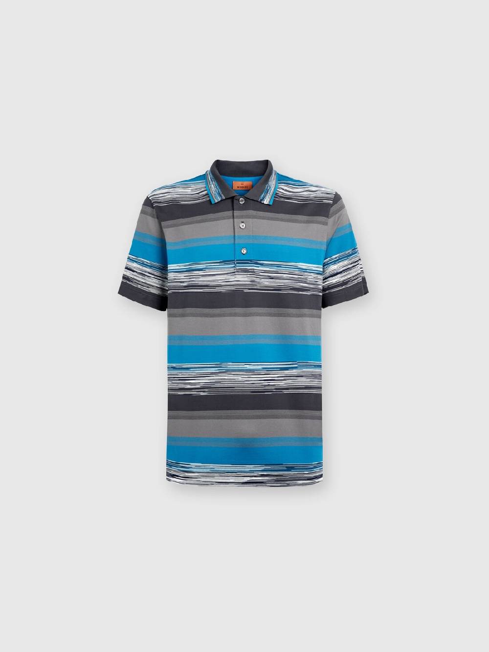 Missoni Polo In Jersey Di Cotone A Righe Sfumate
