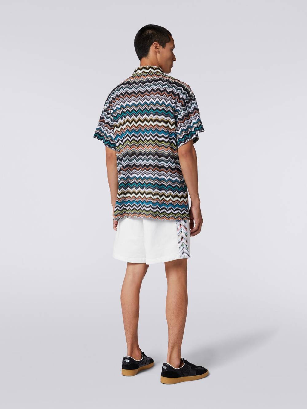 Missoni Polo In Maglia Di Viscosa E Cotone Zig Zag