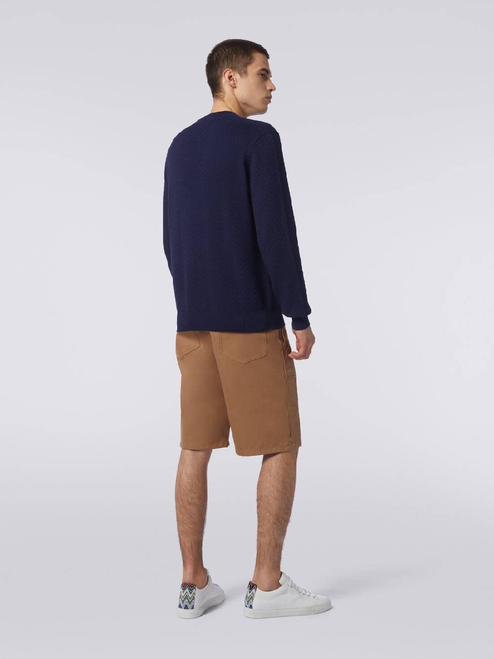 Missoni Pullover Girocollo In Cotone Chevron