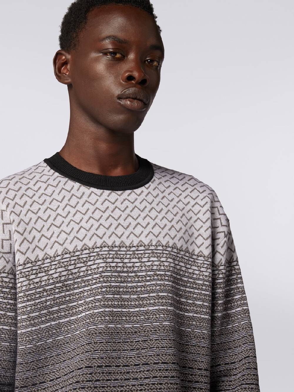 Missoni Pullover Girocollo In Lana E Cotone