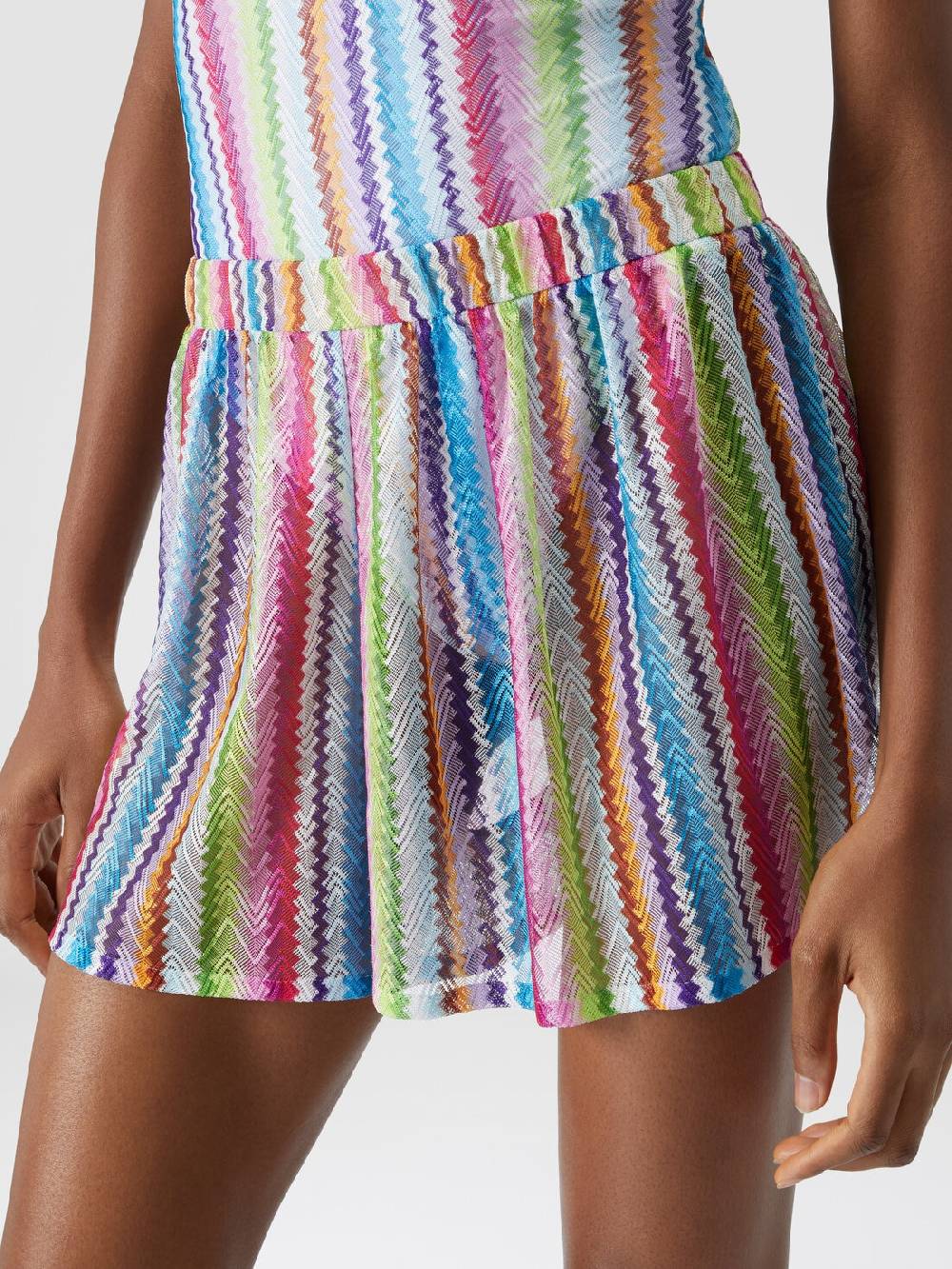Missoni Shorts Copricostume Stampa Zig Zag