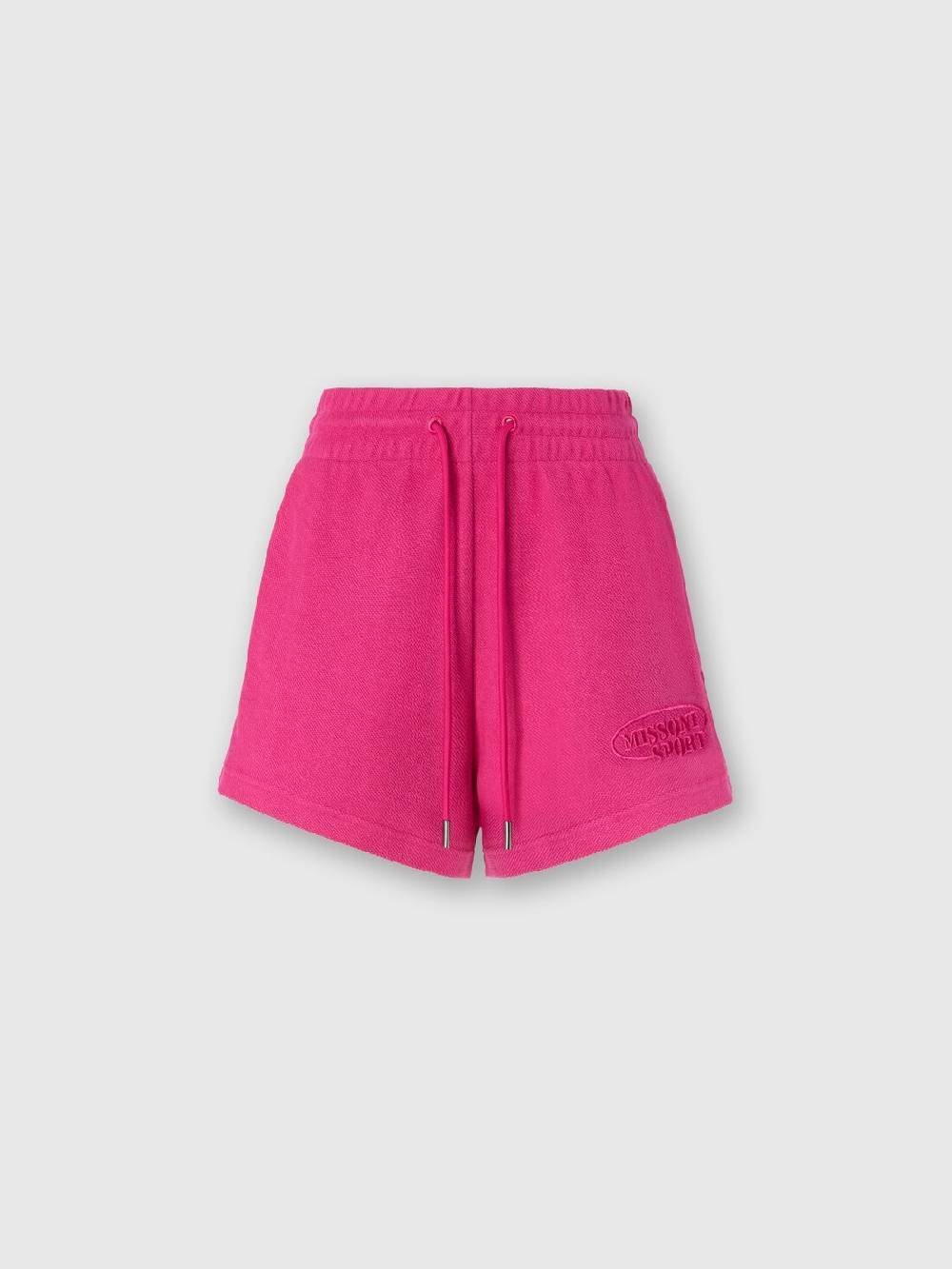 Missoni Shorts In Felpa Garzata Con Logo