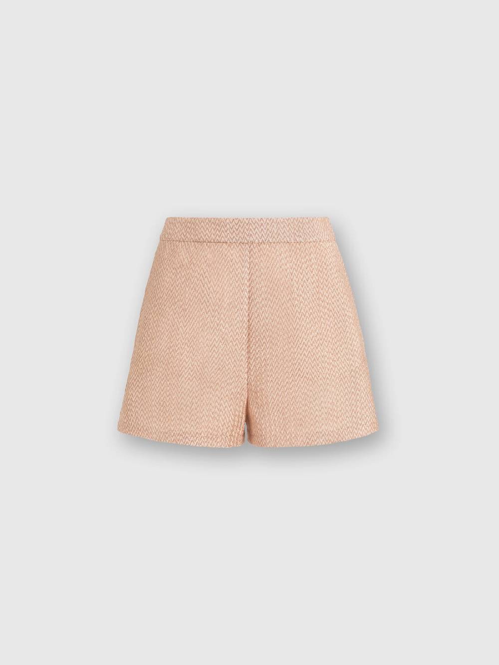 Missoni Shorts In Misto Viscosa Lamé Chevron