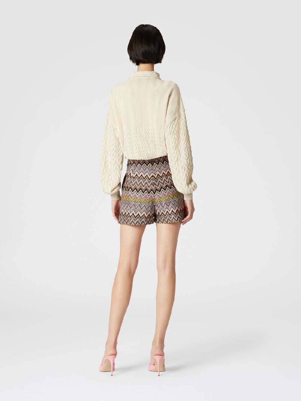 Missoni Shorts In Viscosa Zig Zag